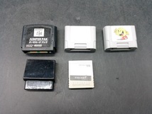 ○ ゲームソフト・周辺機器 動作未確認品まとめて24点セット /DS /GBA /メガドライブ /ファミコン /セガサターン /PS2 /XBOX /GC /N64_画像4