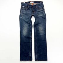 リーバイス ☆ LEVIS 502 良いヒゲ＆色落ち感◎ デニムパンツ ストレート ブルージーンズ W29 スタイリッシュ アメカジ OL502-0010■Ja5675_画像2