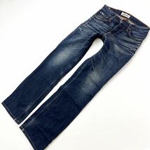 リーバイス ☆ LEVIS 502 良いヒゲ＆色落ち感◎ デニムパンツ ストレート ブルージーンズ W29 スタイリッシュ アメカジ OL502-0010■Ja5675_画像1