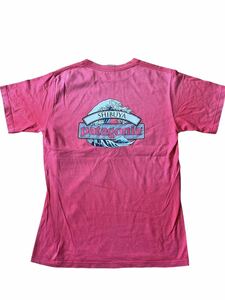 ★★★vintage us製 patagonia パタゴニア ショップ限定 SHIBUYA 渋谷店 北斎ウェーブTシャツ S 赤★★★