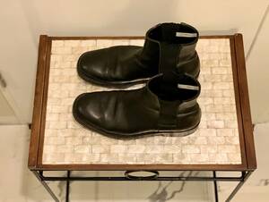 (エディ.スリマン期 ）DIOR HOMME サイドゴア BOOT size 7 Black x Black vibram ソール鋲打 NUMBER NINE NIGO JONIO YOJI JILSANDER