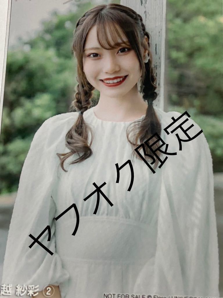 NGT48第8张单曲《Wataridori Tachi wa Sora wa Mikan》非卖品照片川越沙耶②未开封商品, 图片, AKB48, 其他的