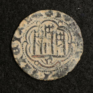 スペイン カスティーリャ王国 フアン2世時代 Blanca銅貨（1406-1454）[E1486]コイン