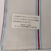 ハンカチ　バーバリー　BURBERRY　ロゴ刺繍　綿100％　送料無料　匿名配送_画像4