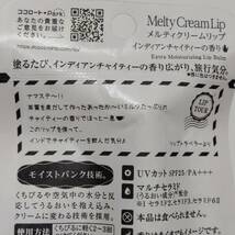 メルティクリームリップ　インディアンチャイティー　ロート製薬　限定品　旅するリップクリーム　高保湿　送料無料　匿名配送_画像3