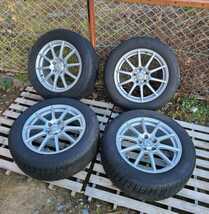 美品☆マナレイスポーツ SMART 2020年製 スタッドレス 215/60R17 7J pcd114.3 5H アルファード ヴェルファイア タイヤ ホイール 4本セット_画像1