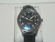 IWC マーク17 IW326501 パイロットウォッチ オートマチック シャフハウゼン 社外革ベルト2021.3 OH 箱 ギャランティ MARK マークⅩⅦ_画像2