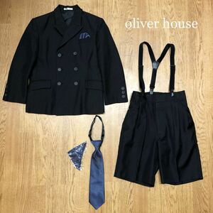 oliver house* Oliver house Kids ребенок одежда 120A выставить костюм чёрный в тонкую полоску формальный костюм входить . входить . свадьба праздничные обряды 