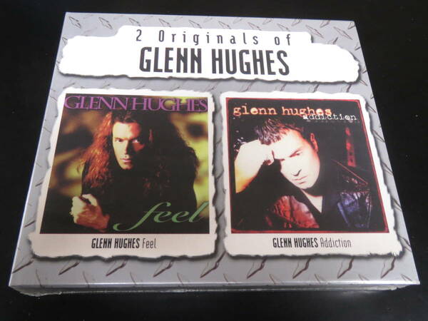 未開封新品!Glenn Hughes - 2 Originals of Glenn Hughes: Feel / Addiction 輸入盤スリップケース入り２ｘCD(ドイツ SPV 310-29960, 2000)