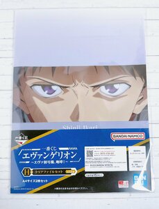 ☆A21 一番くじ エヴァンゲリオン エヴァ初号機、咆哮！ H賞 クリアファイルセット 碇シンジ ☆