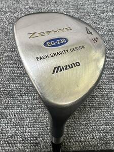 ★左用 中古ミズノ ZEPHYR EG-230 4番ウッド(19°) TF-2740 【7R】