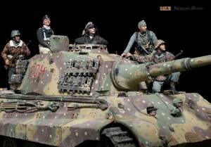 ●水野シゲユキ　Shigeyuki Mizuno●　BRASS LINE ドイツ重戦車キングタイガー　KING TIGER 完成品●