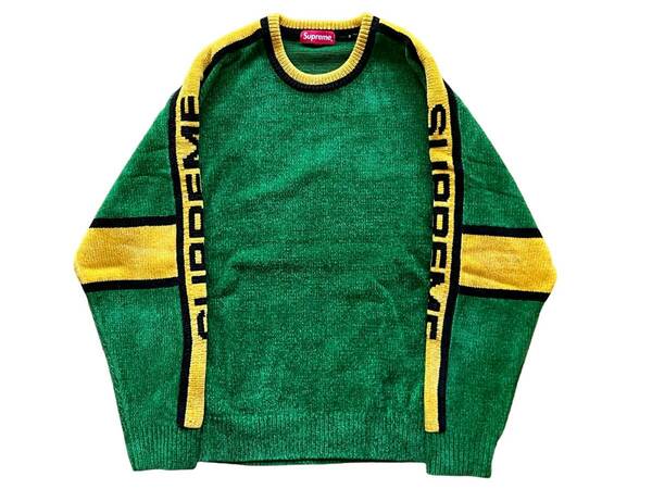 【新品】Supreme シュプリーム【Stripe Chenille Sweater】2022年秋冬 22AW ストライプシェニール セーター Mサイズ