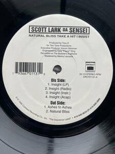 【アングラ、レア盤、即決500円多数】ヒップホップ 90s/ Scott Lark Da Sensei Natural Bliss Take A Hit I Insist