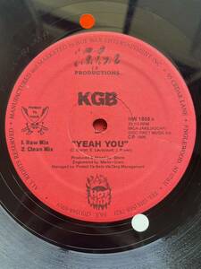 【アングラ、レア盤、ヒップホップ 90s】 KGB Yeah You アナログ　レコード