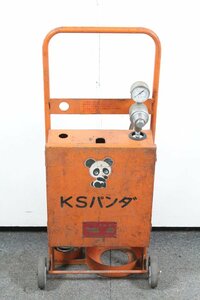 カミマル KSパンダ KS運搬車 ガス溶接 溶断 アセチレン 圧力ゲージ 1個 付き 【ジャンク品】