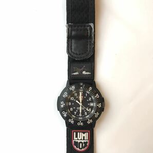 LUMINOX ルミノックス ネイビーシールズ 3000/3900 V3不動品 ジャンク品 ベルクロ NAVY SEAL CARBON CASEの画像4