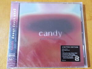 新品◆geek sleep sheep／candy◆ギーク・スリープ・シープ／初回限定盤◆yukihiro（L'Arc-en-Ciel）/345（凛として時雨）◆2枚組(CD＋DVD)