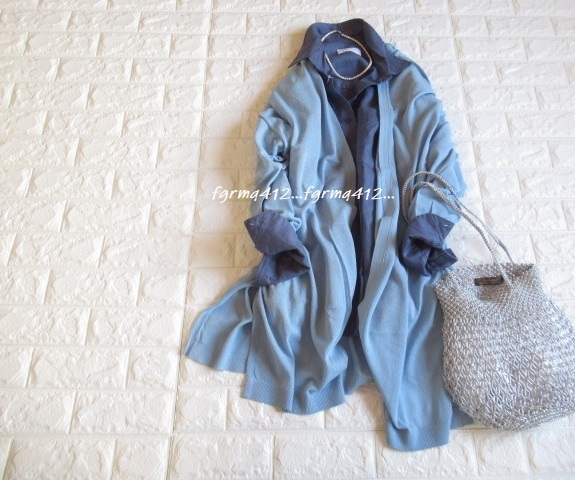 IENA LA BOUCLE コットン麻ギャバフードブルゾン 38 新品