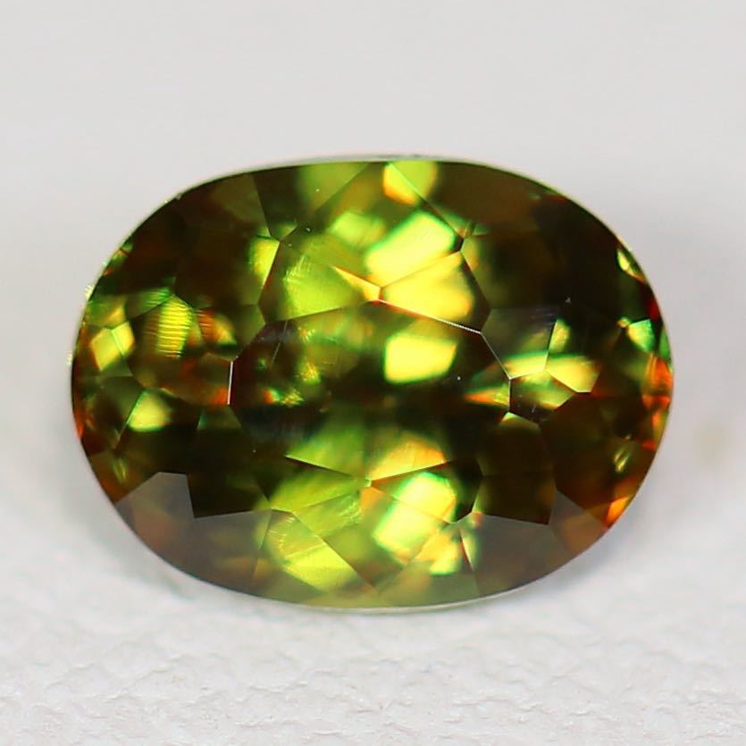 天然スフェーン 2.05ct 【Z225】 素材/材料 各種パーツ 素材/材料 各種