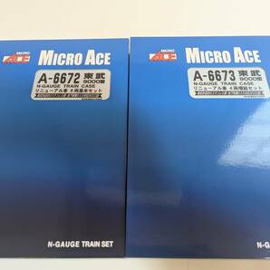 未使用 箱付 希少 マイクロエース 0306 A-6672 a-6673 東武9000型 リニューアル車 6両+4両フル編成 Ｎゲージ 鉄道模型 MAICRO ACEの画像1