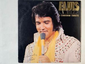 エルヴィスプレスリー elvis presley ELVIS A CANADIAN TRIBUTE 1978 レア カラーレコードピクチャーラベル 検ロックンロール　ロカビリー