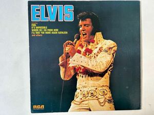 エルヴィスプレスリー elvis presleyELVIS FOOL APL1-0283 1973 RCA USA 検ロックンロール　ロカビリー　エルビスプレスリー