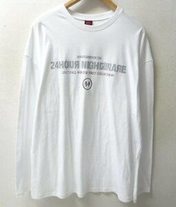 ◆ANOTHER YOUTH アナザーユース メッセージプリント ロンT Tシャツ 白　美品