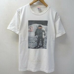 ◆sugiyama スギヤマ 月面　フォトプリント Tシャツ 白 サイズXL