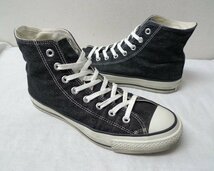 ◆CONVERSE コンバース 日本製 ALLSTAR HI オールスター　デニム スニーカー インディゴ サイズ8　美品 26.5_画像3