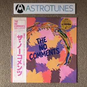 美盤 レア盤 ノー・コメンツ No Comments 1980年 LPレコード ザ・ノーコメンツ The No Comments オリジナルリリース盤 帯付 80s New Wave