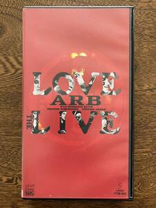 3[VHS] ARB LOVE THE LIVE VHS videotape secondhand goods 