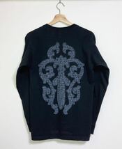 極美品 00s USA製 CHROME HEARTS CH プラス クロス ダガー プリント ロンT M クロムハーツ 長袖 Ｔシャツ 初期 オールド vintage 90s_画像2