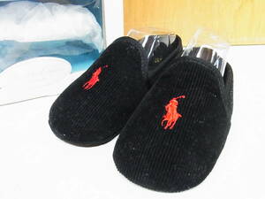  ultimate beautiful goods RALPH LAUREN Ralph Lauren one Point embroidery baby shoes First shoes shoes 10 centimeter 