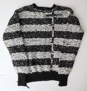 定価33000 新品 本物 KMRii Misty Mohair Boarder Top ニット トップス 1802-KT02 M/F ケムリ 4173