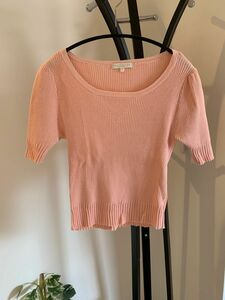 【プロポーションボディドレッシング】トップス Tシャツ カットソー リブ生地 半袖