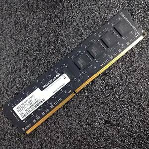 【中古】DDR3メモリ 8GB1枚 TEAM TED3L8G1600C11BK [DDR3-1600 PC3-12800 1.35V]