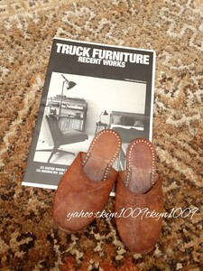 廃盤！ TRUCK FURNITURE トラックファニチャー レザー スリッパ 水牛皮 インテリア 室内スリッパ