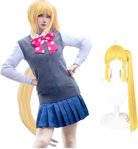 ぼっち・ざ・ろっく風 伊地知 虹夏 コスプレ衣装 ウィッグ付き Bocchi the rock いじち にじか コスチューム