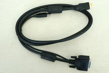 新品 未使用 保管品 DVI-D-HDMI変換ケーブル USB端子付 1.5m 4本セット 車載用モニター付属品 [VH373]_画像2