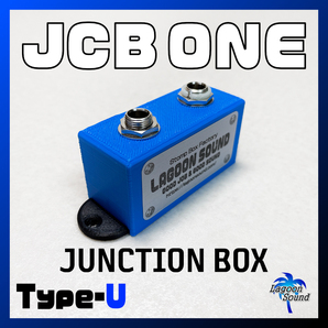 JCBoneU】JCB one TU =BLUE=《超便利 #ジャンクションボックス:ボード内の配線整理 #BELDEN仕様》=TU=【1系統/TS】超軽量 #LAGOONSOUND