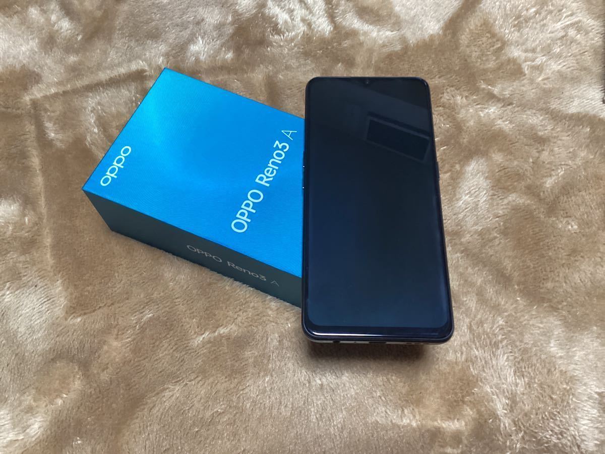 3年保証 即日出荷 【新品未開封】OPPO Reno3 A/ブラック/128GB/SIM