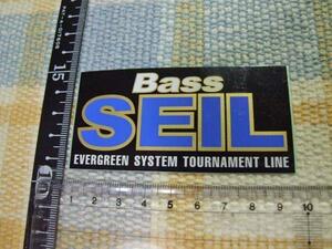 エバーグリーン/Evergreen/Bass Seil/バスザイル/ステッカー/シール/B　※ レア物商会・健美堂でも大量出品中！