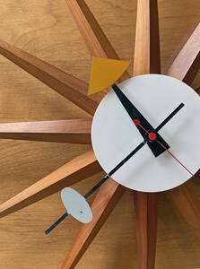 レア！オリジナル George Nelson Howard Miller Sunburst Clock ジョージ・ネルソン ハワード・ミラー社 50’s ミッドセンチュリー