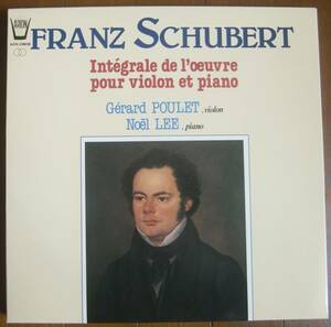 仏アリオン　シューベルト:ヴァイオリンとピアノのための作品全集　G・プーレ、N・リー　２枚組　