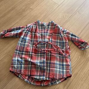 チェックシャツ ワンピース breeze