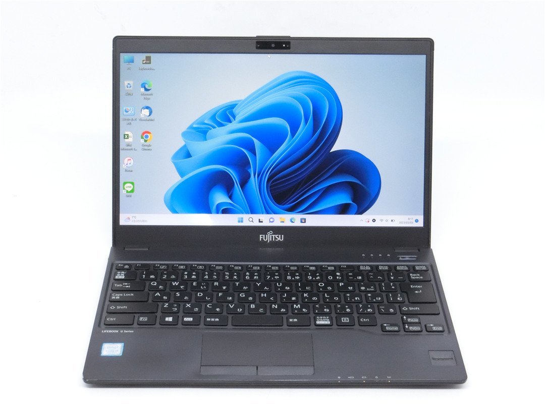 FMV U937/R 7世代I5 8GB 256GB WIn11 ノートPCパソコン訳あり品