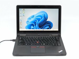 WEBカメラ/最新Win11Pro/USB3.0/中古/14.3型タッチパネル/ノートPC/爆速SSD128GB/4GB/5世代i5/Lenovo　Yoga 12　office搭載　