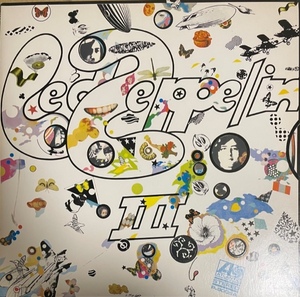 Led Zeppelin Ⅲ P-8005A 国内盤　歌詞カード　見開きジャケ