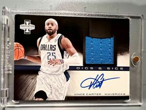 激レア25枚限定 Auto Jersey 13 Panini Vince Carter ヴィンス・カーター NBA 直筆 サイン ユニフォーム Mavs バスケ All-star HOF Dunk王